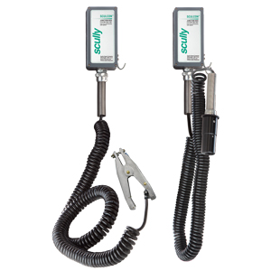 Scully Signal Company's static ground proving clamps and cables with SCUL-CON junction box.
